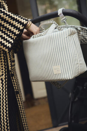 Bolsa Crossbody - Praliné Rayas  