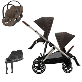 Pack Gazelle S + Assento Extra Gazelle S + Cloud T i-Size (x2) + Base T (x2) 