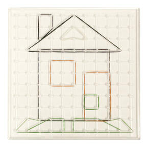 Conjunto De 6 Geoplanos Transparentes