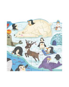Puzzle 4 em 1 Grow Up - Quatro Estações dos Animais