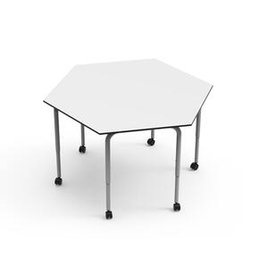 Mesa DESK21 U Hexagonal Fixa
