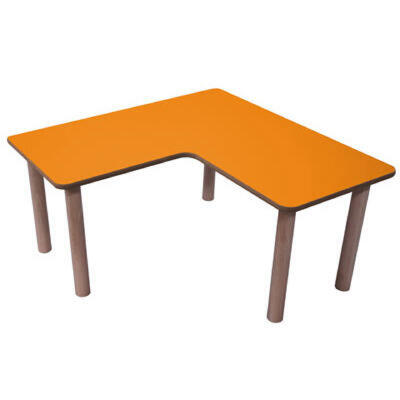 Mesa em L Madeira 