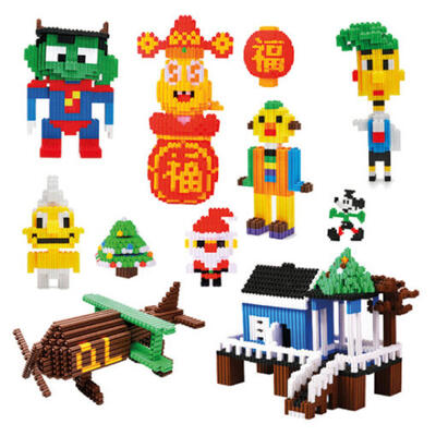 Mini Blocos de Construção – 320 Peças