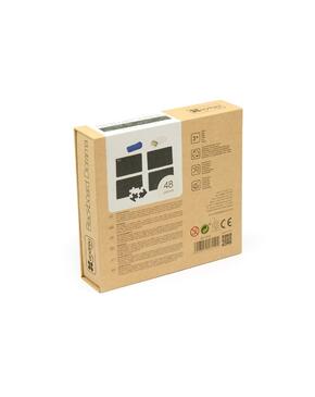 4 puzzles - Diorama de quadro negro