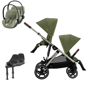 Pack Gazelle S + Assento Extra Gazelle S + Cloud T i-Size (x2) + Base T (x2) 