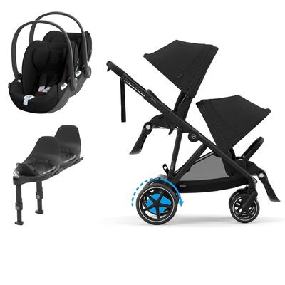 Pack e-Gazelle S + Segundo Assento Gazelle S + Cloud T i-Size(x2) + Base T(x2)