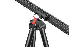 Cavalete de exibição profissional flex preto
