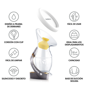 Coletor em silicone de leite materno - Medela
