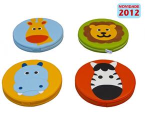 Conjunto Quatro Almofadas Animais Da Selva