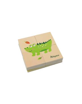 Puzzle de animais de Madeira 
