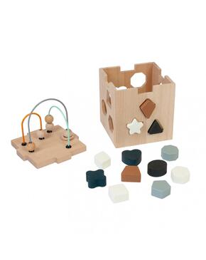 Blocos de cubo de madeira / Atividades CUBOS DE MADEIRA