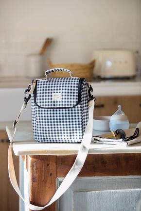 Bolsa térmica para bebés - I Love Vichy Preta 
