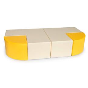 Banco Quarto de Círculo 38 x 38 x 30 cm