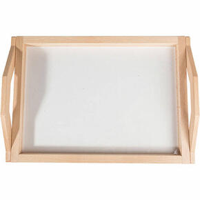 Mesa com Base Transparente