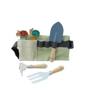 Conjunto De Cinto Para Ferramentas De Jardim Em Madeira