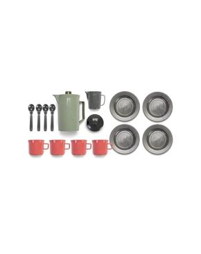 Conjunto de Café em Rede - 4 Pessoas - Reciclagem