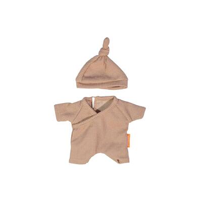 Pijama marron com chapéu- 21 cm