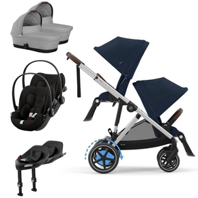 Pack E-Gazelle S + Assento Extra Gazelle S + Cloud G3 (x2) + Alcofa Gazelle S (x2) + Base G3 (x2)