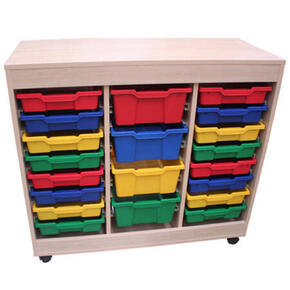 Armário para Cubos de Gelo de Acesso Duplo 3 Colunas
