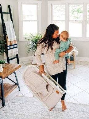 Espreguiçadeira Boho Chic 2-in-1 Rocker
