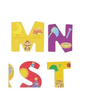 Letras de puzzle engraçadas