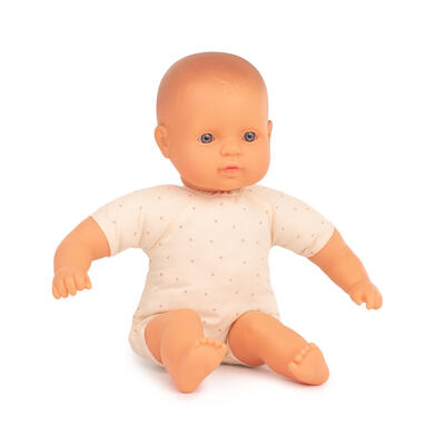 Boneco Caucasiano Corpo Macio 32cm
