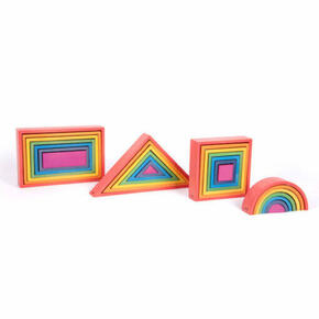 Conjunto Arquiteto Arco-Íris 28 Peças