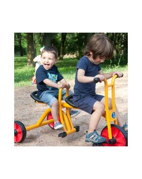 Triciclo Duplo Taxi 3-7 anos 