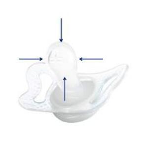 Chupeta Physio Micrò Silicone 0-2m - 2 pçs