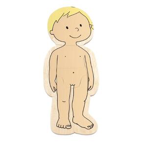 Puzzle Do Corpo Humano Ao Esqueleto - Menina