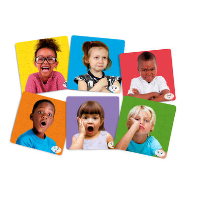 Conjunto de 6 Puzzles - Emoções