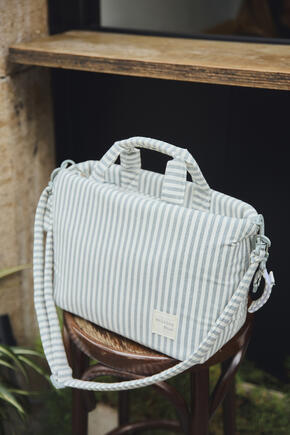 Bolsa Crossbody - Praliné Rayas  