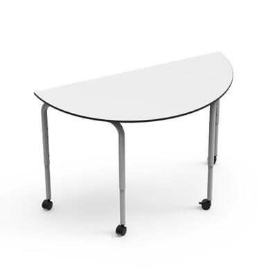 Mesa DESK21 U Semicircular Regulável