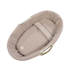 Conjunto para berço - Praliné Vichy/Rayas