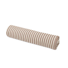 Lençol de baixo para alcofa + Musselina - Praliné Vichy/Rayas