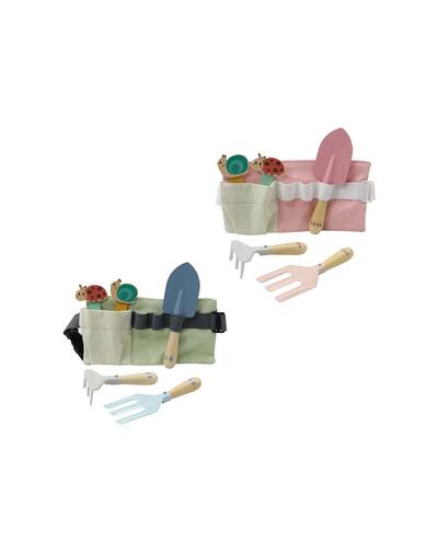 Conjunto De Cinto Para Ferramentas De Jardim Em Madeira