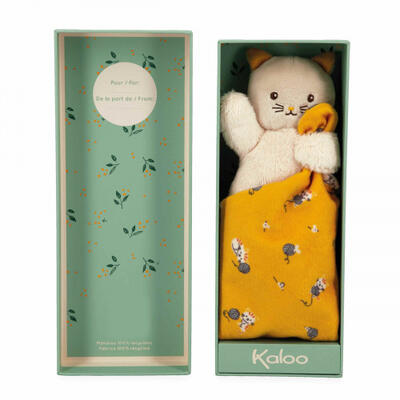 Doudou amarelo gato