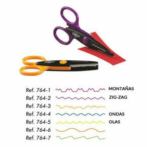 Tesoura Dentada 13 cm – ZigZag