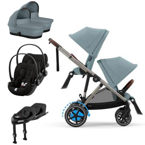 Pack E-Gazelle S + Assento Extra Gazelle S + Cloud G3 (x2) + Alcofa Gazelle S (x2) + Base G3 (x2)