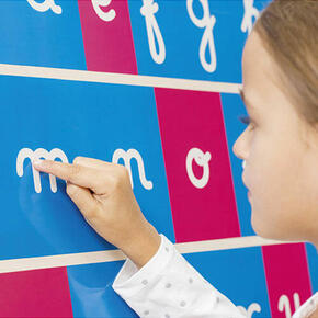 Letras minúsculas cursivas