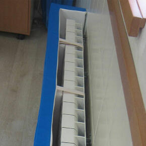 Proteção do radiador com grelha superior - 100 a 150 cm