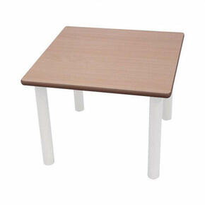 Mesa quadrada metálica 60 x 60 cm tamanho escolar