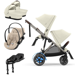 Pack E-Gazelle S + Assento Extra Gazelle S + Cloud G3 (x2) + Alcofa Gazelle S (x2) + Base G3 (x2)