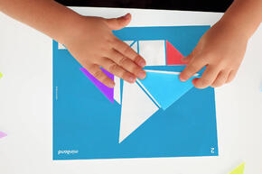 Tangram translúcido
