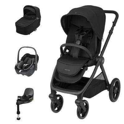 Pack Oxford+ (carrinho+alcofa) + Pebble 360º + FamilyFix 360º Pro
