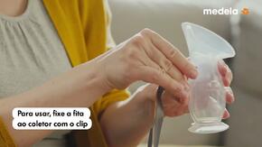 Coletor em silicone de leite materno - Medela