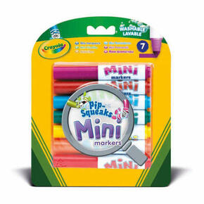 7 mini marcadores laváveis