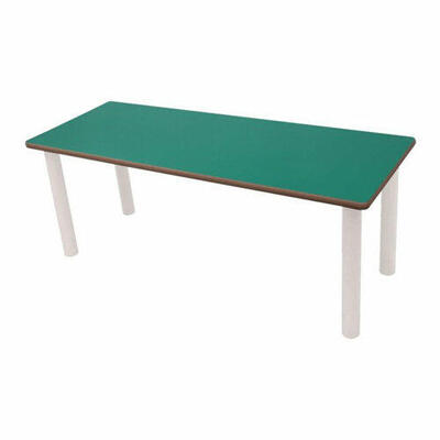 Mesa escolar de metal asa