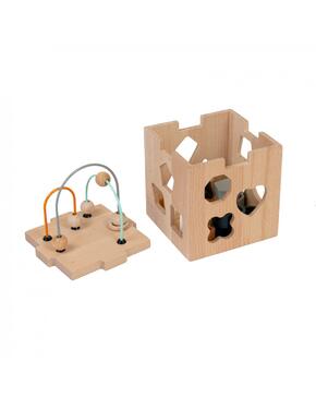 Blocos de cubo de madeira / Atividades CUBOS DE MADEIRA
