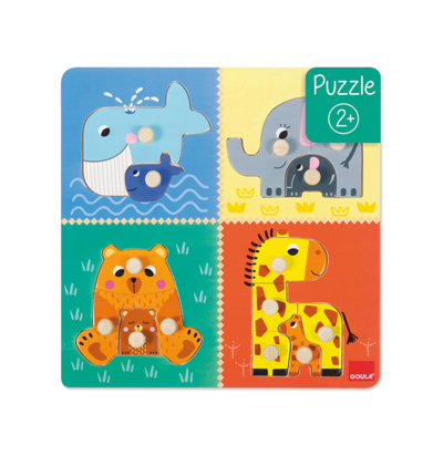 Puzzle Mamãs e Bebés